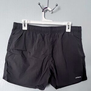 New Caloleyng Grey Men's Beach Swimming Trunks Shorts Pockets Size Lg Mesh Lin